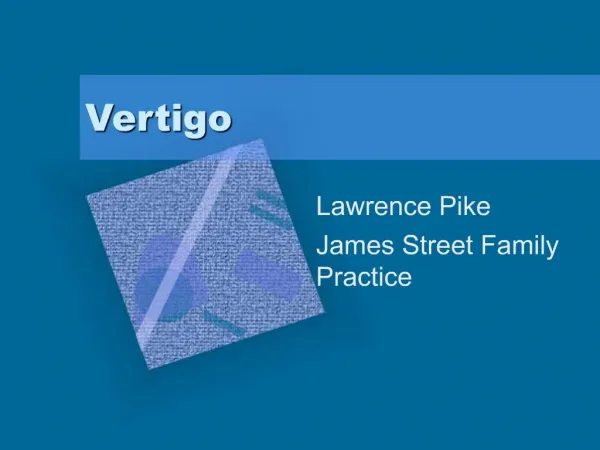 Vertigo