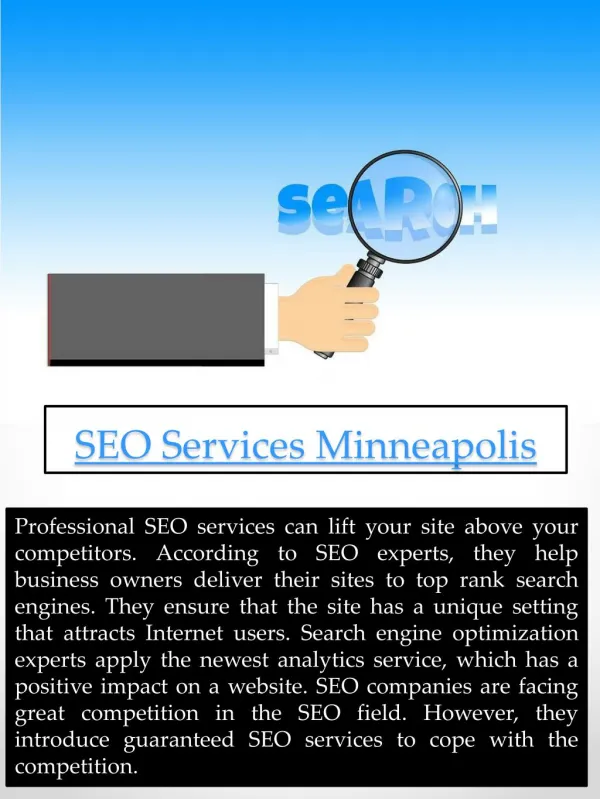SEO Services Minnesota