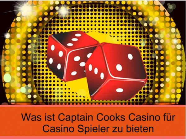Was ist Captain Cooks Casino für Casino Spieler zu bieten