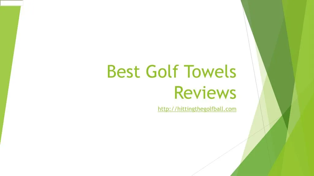 best golf towels reviews