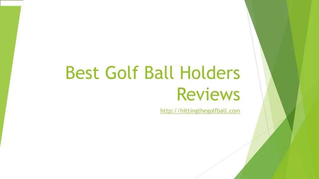 best golf ball holders reviews