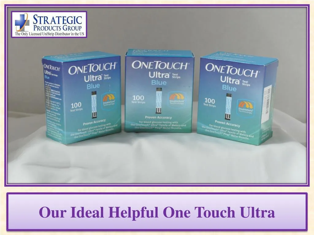 our ideal helpful one touch ultra