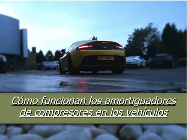 c mo funcionan los amortiguadores c mo funcionan