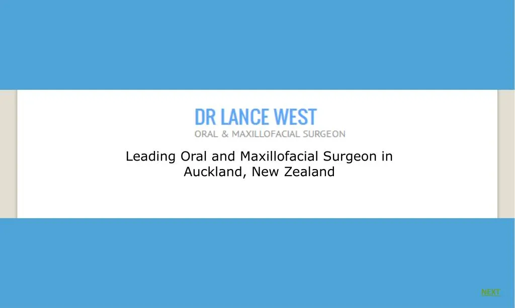 leading oral and maxillofacial surgeon