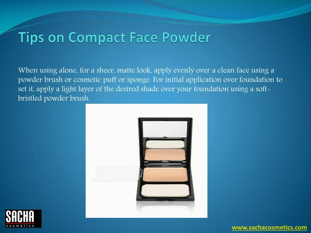 tips on compact face powder