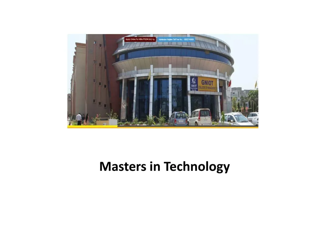masters in technology