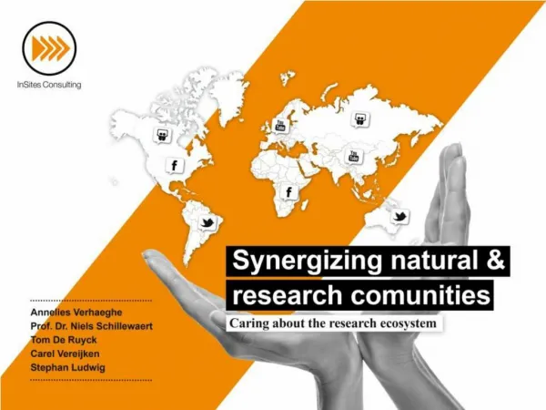 Synergizing Natural and Research Communities