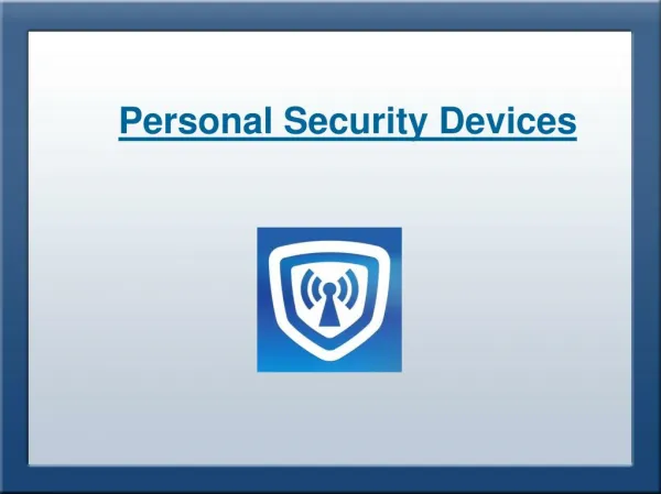 Personal Safety Wearables