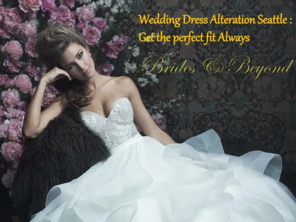 Wedding Dress Alteration Services in Seattle