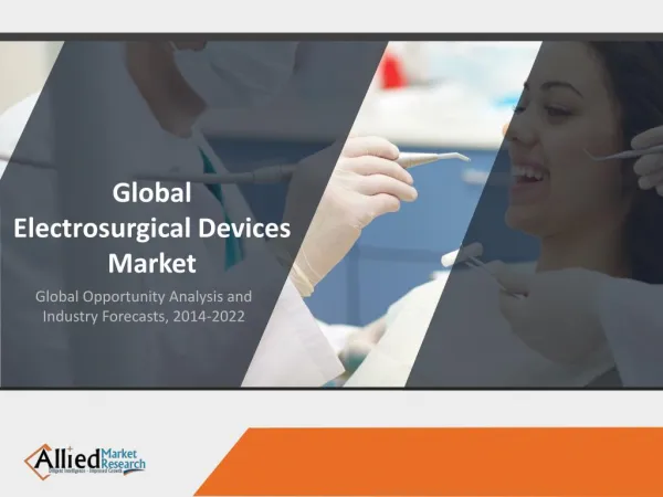 Electrosurgical Devices Market- Global analysis and forecasts