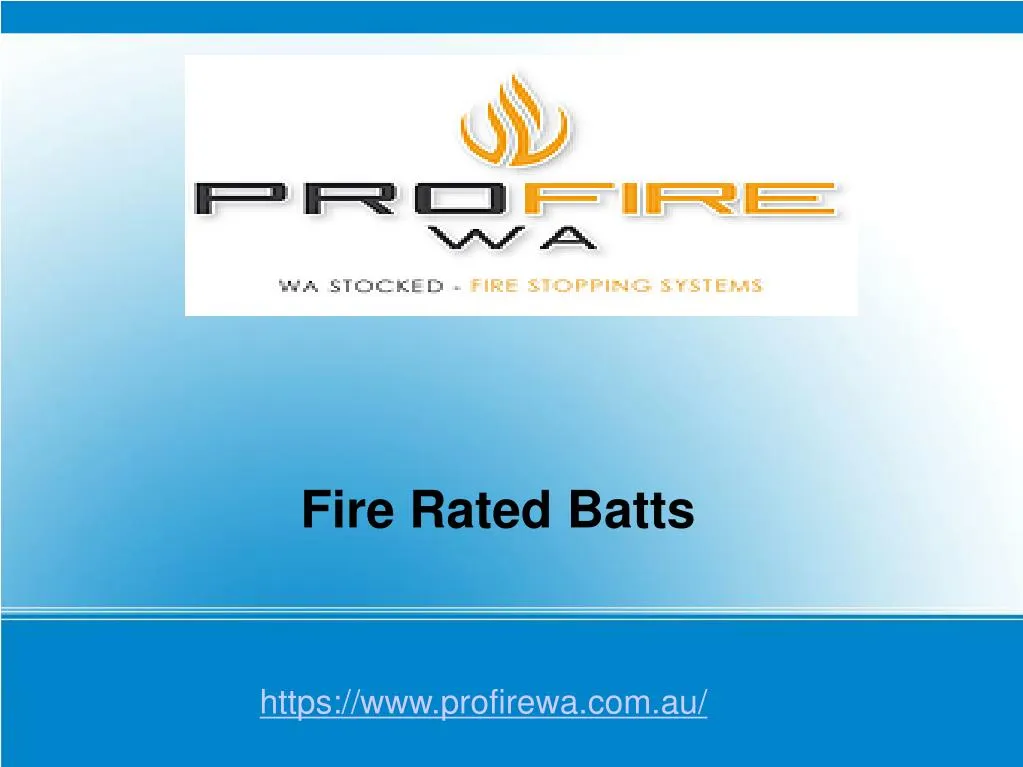 fire rated batts
