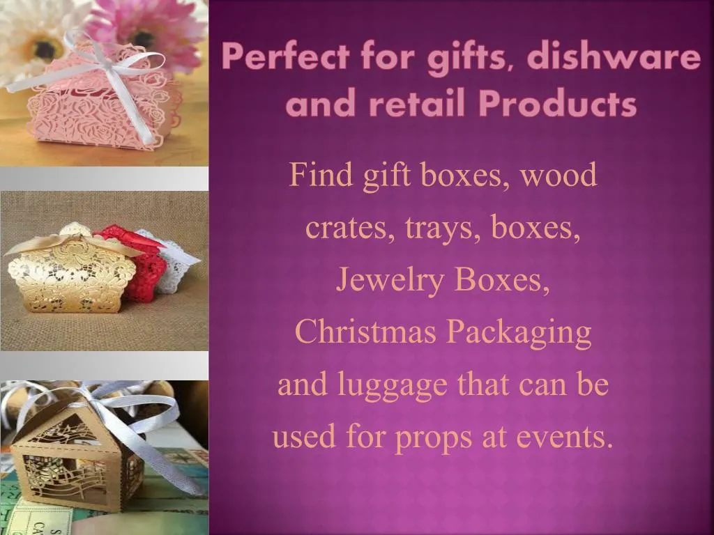 perfect for gifts dishware and retail products