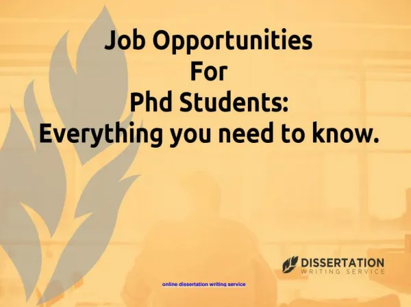 Job Opportunities for PhD Students: Everything You Need to Know