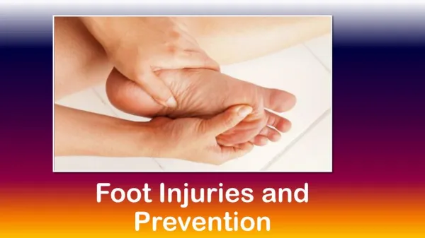 Foot Injuries and Prevention