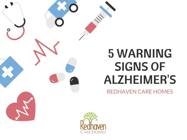 5 Warning Signs of Alzheimer's