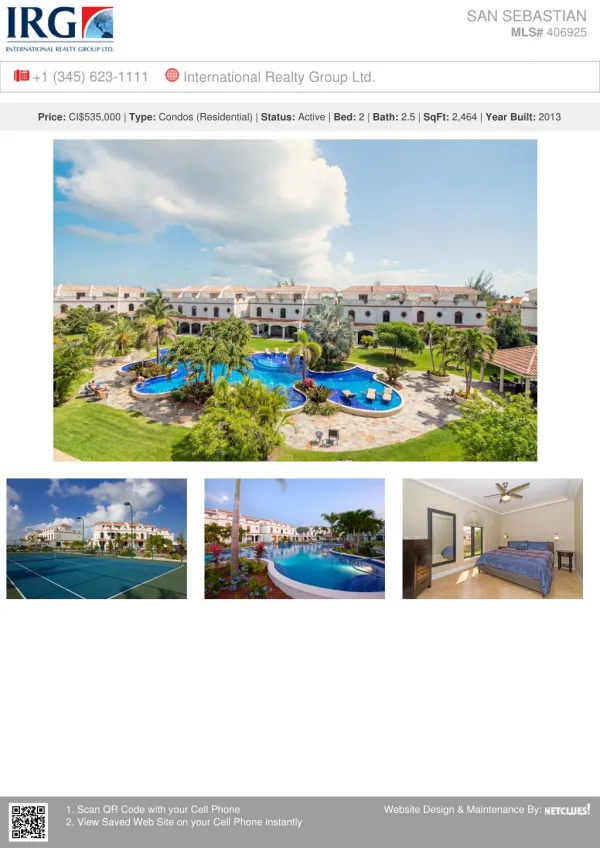 SAN SEBASTIAN - Residential condos for sale by IRG Cayman