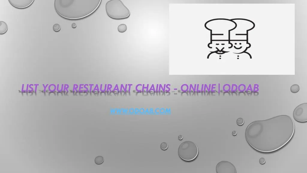 list your restaurant chains online odoab www odoab com