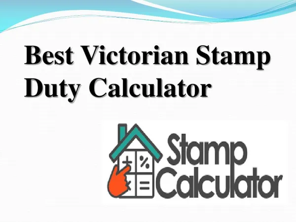 Best Victorian Stamp Duty Calculator