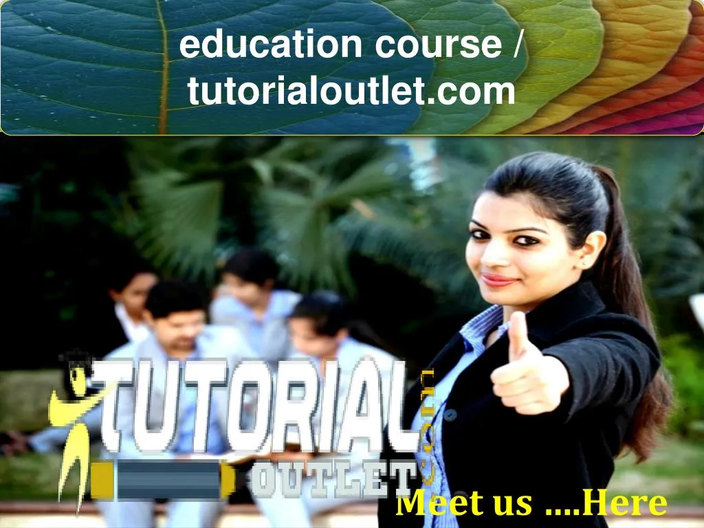 education course tutorialoutlet com