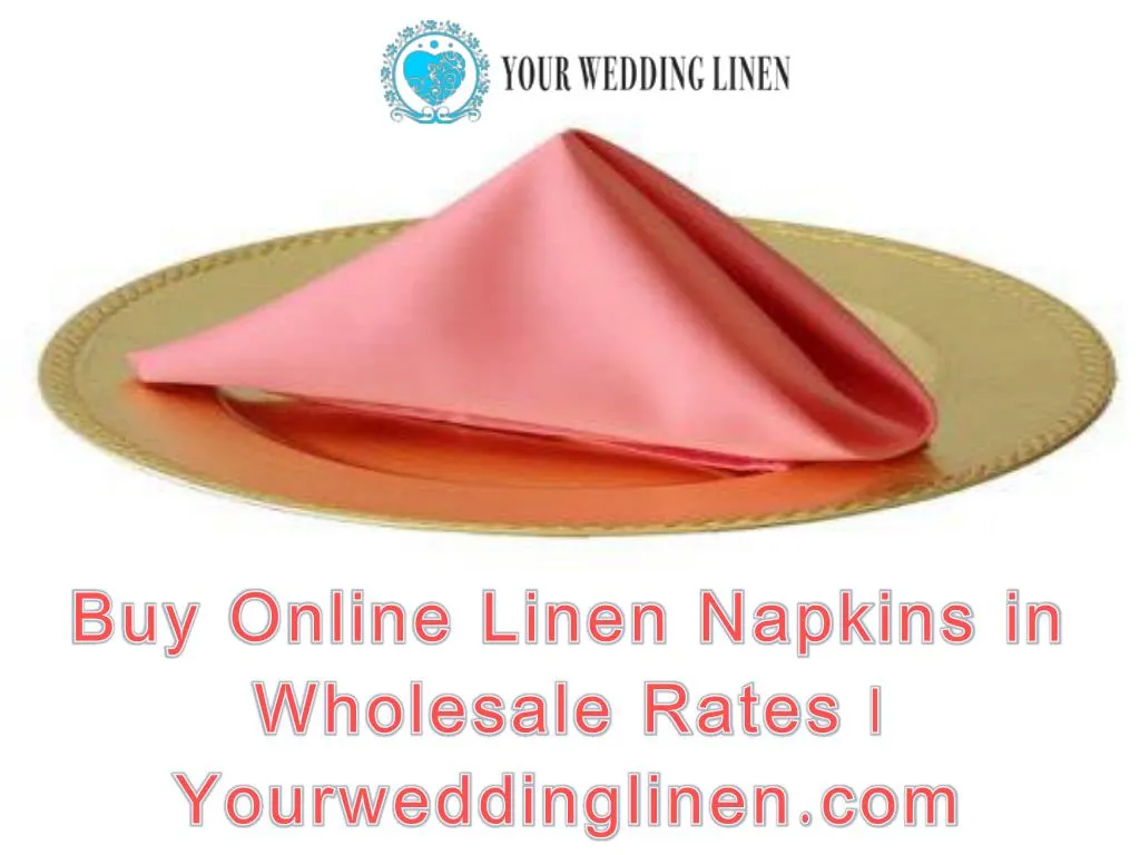 buy online linen napkins in wholesale rates
