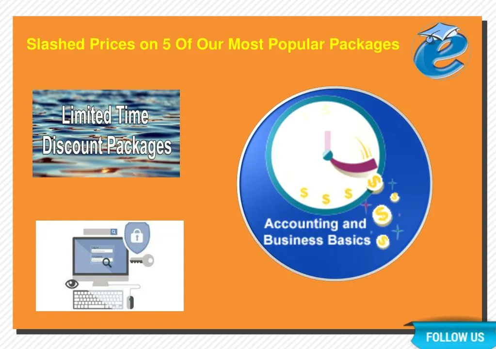 slashed prices on 5 of our most popular packages