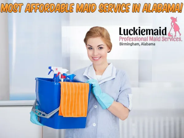 Most Affordable Maid Service in Alabama!