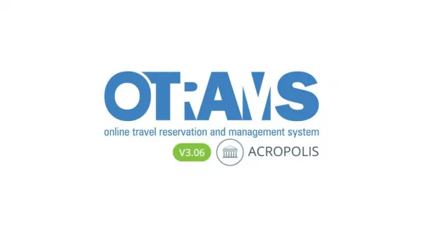 OTRAMS Travel ERP System