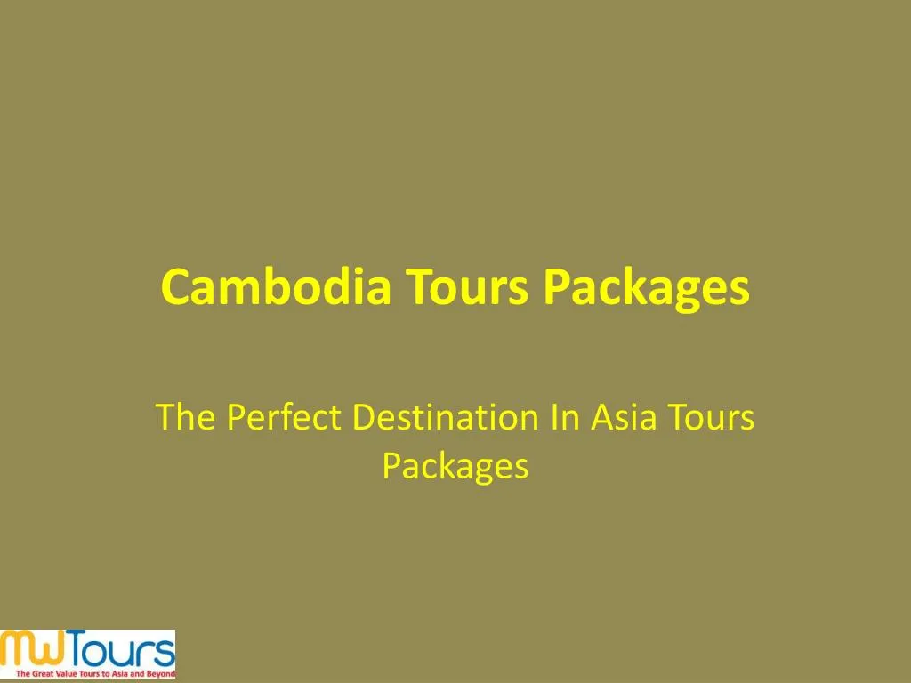 cambodia tours packages