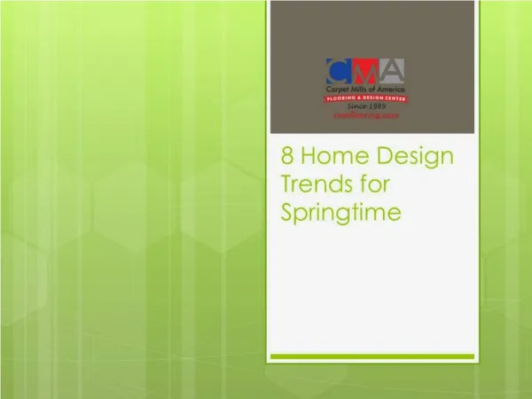 8 Home Design Trends for Springtime