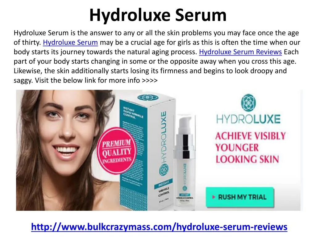 hydroluxe serum