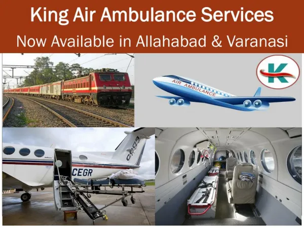 Get King Air Ambulance Services in Varanasi