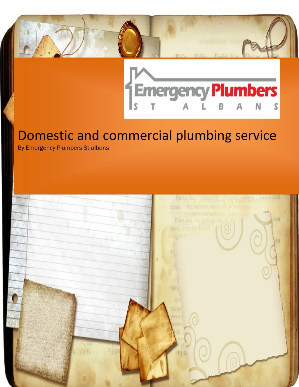 domestic and commercial plumbing service