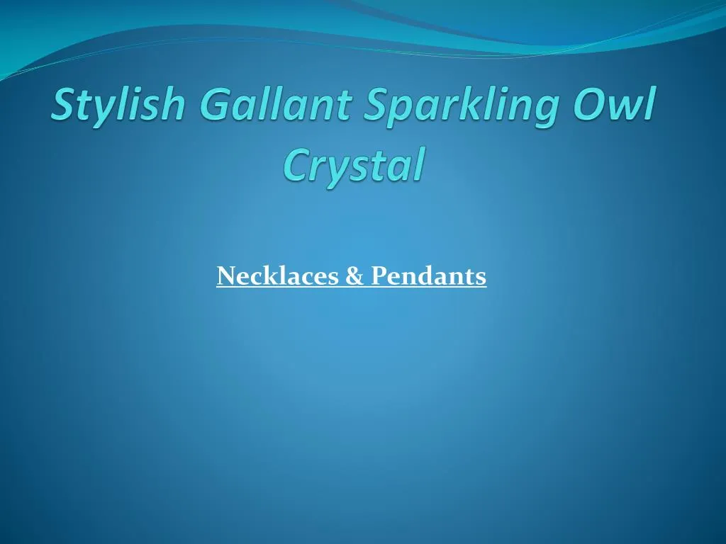 stylish gallant sparkling owl crystal