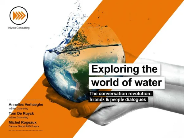 Exploring the World of Water - Danone R&D Case Study