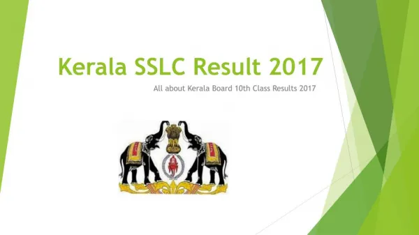 Kerala Board SSLC Result 2017
