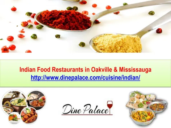 Indian food restaurants in Oakville & Mississauga