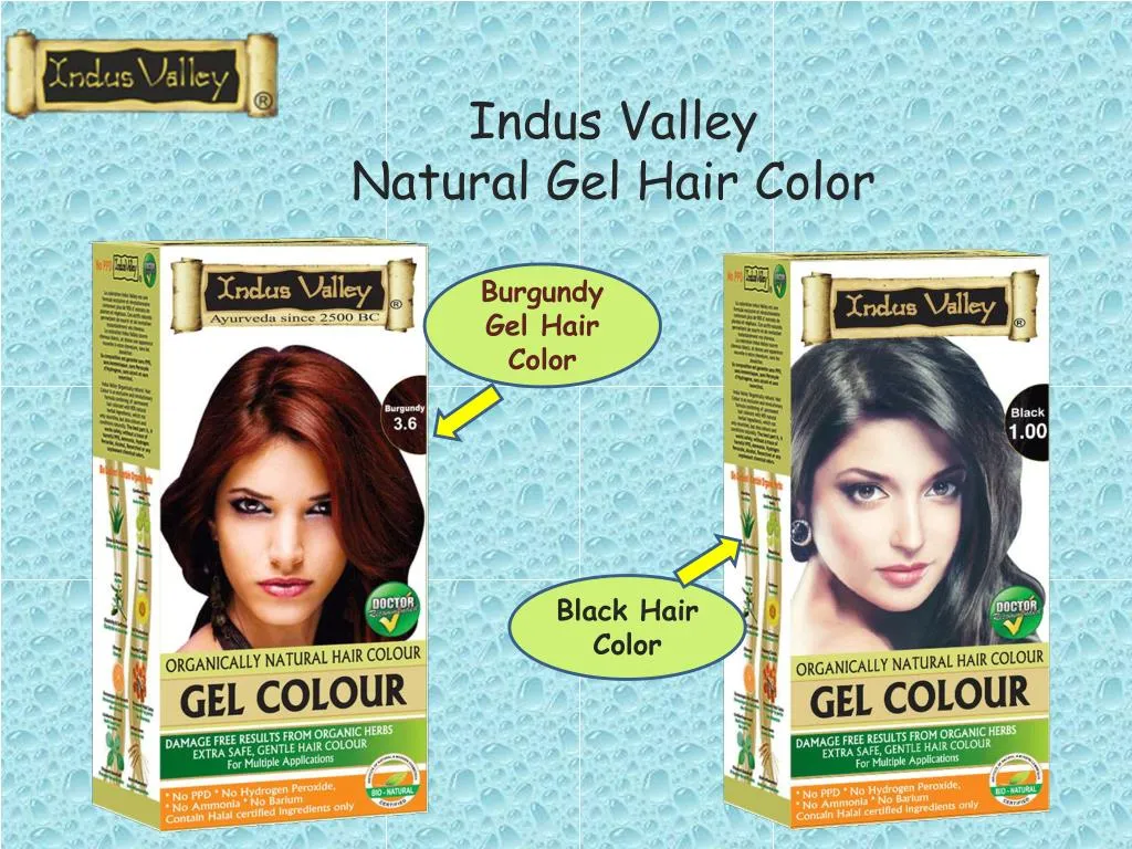 indus valley natural gel hair color