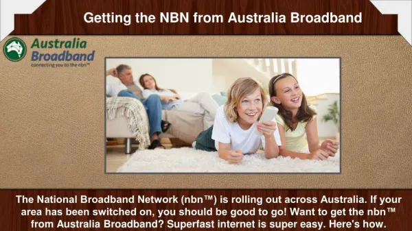 Benefits of Nbn Internet Network | Australia Broadband