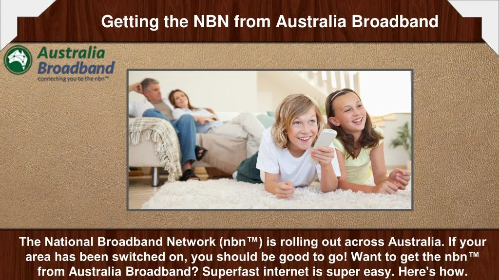getting the nbn from australia broadband