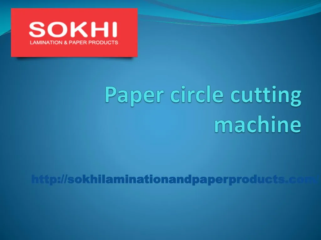 paper circle cutting machine