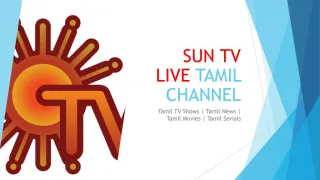 Sun TV Live HD Streaming Channel - slide 1