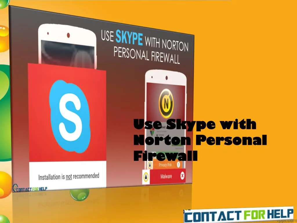 use skype with norton personal firewall