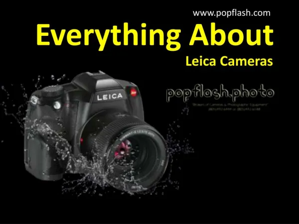 Everything about Leica Cameras