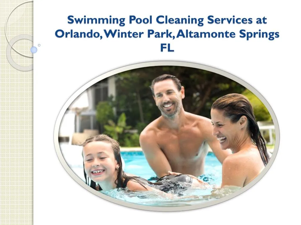 swimming pool cleaning services at orlando winter