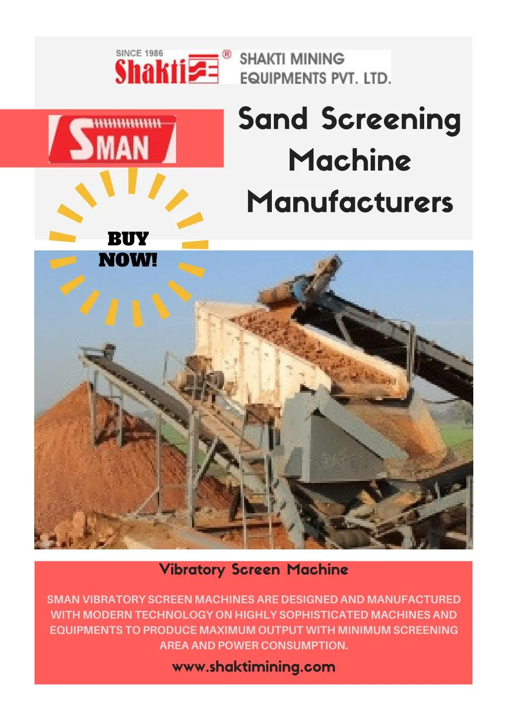 sand screening machine manufacturers