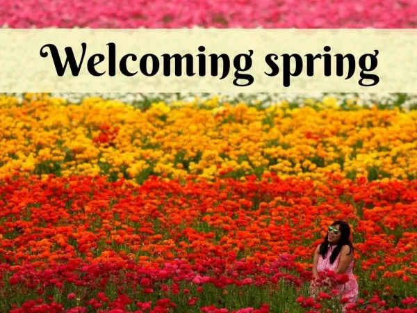 Welcoming spring