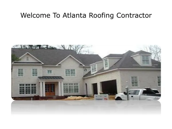 Atlanta Roof Contractors