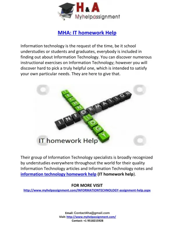 IT homework Help
