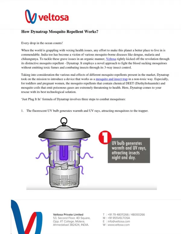 How Dynatrap Mosquito Repellent Works?