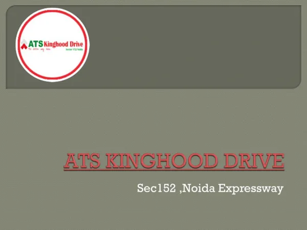 ATS Kinghood Drive Commercial space Noida